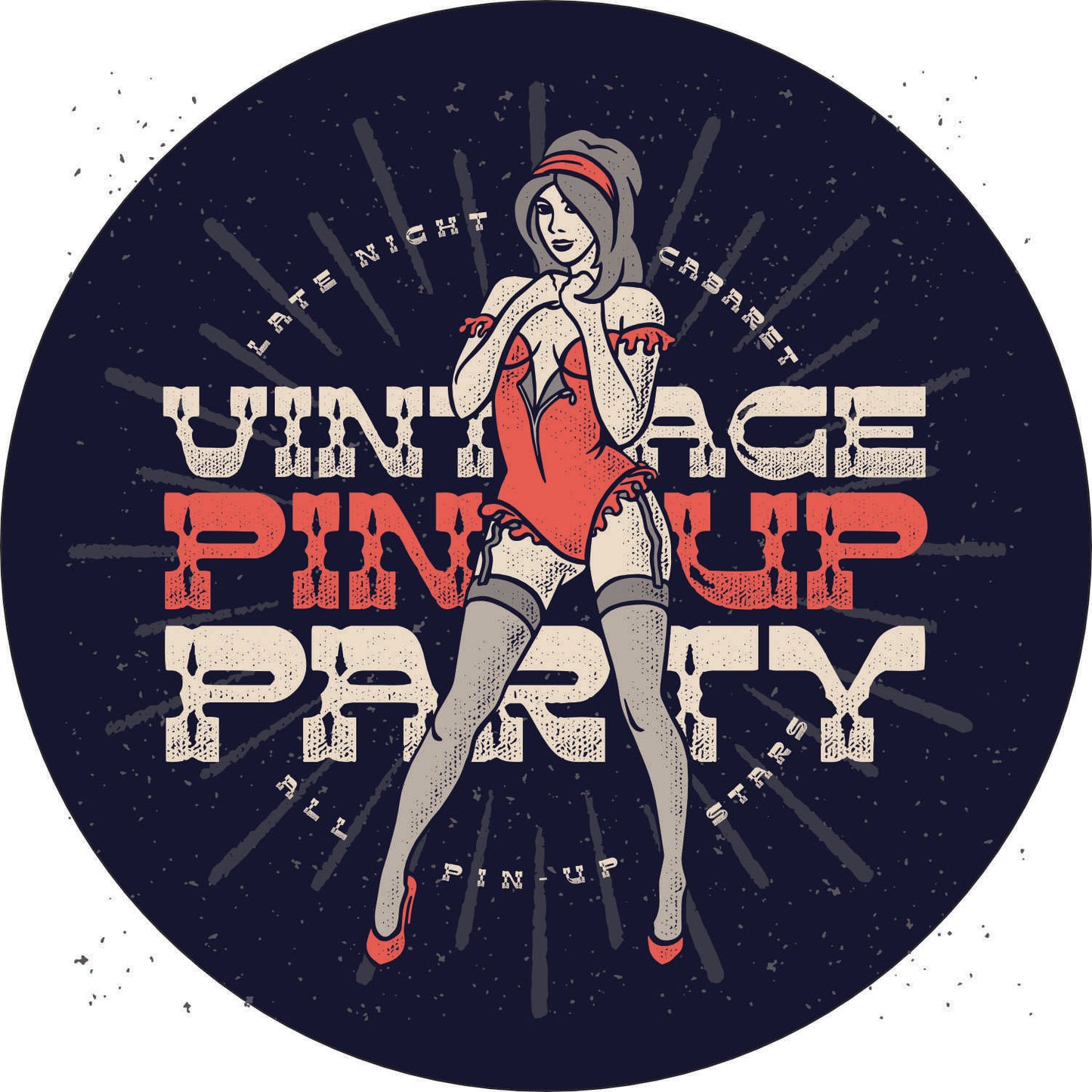 155 - Enseigne lumineuse simple face - Pin Up