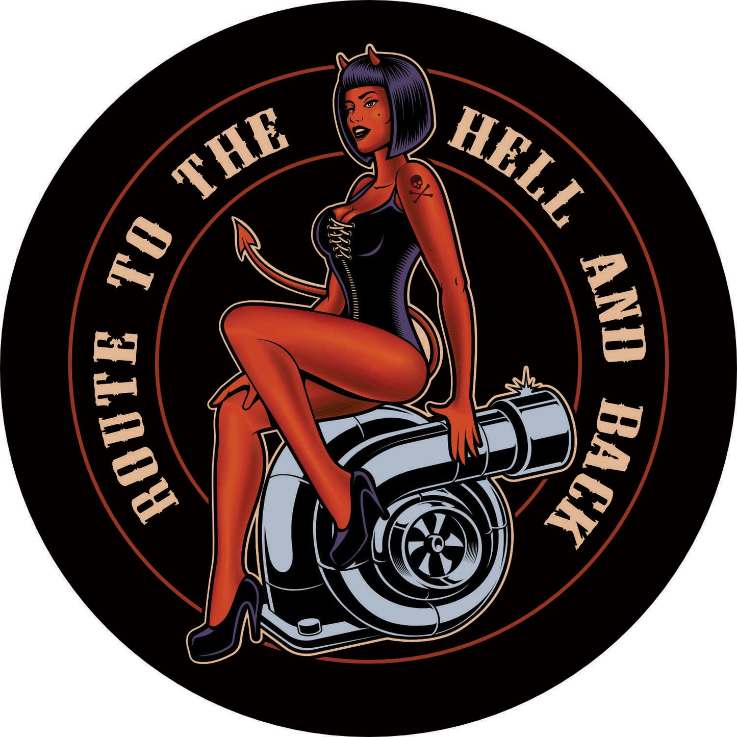 163 - Horloge néon - Pin Up