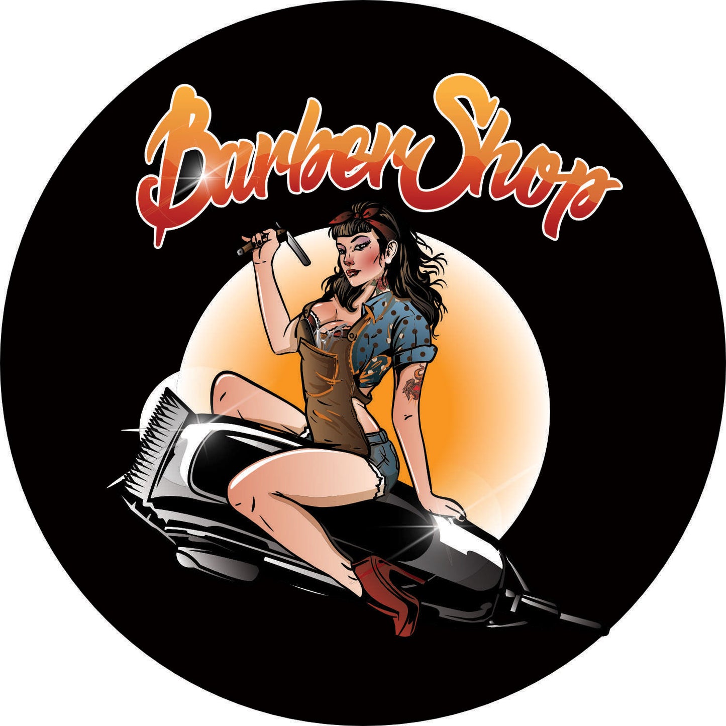 171 - Enseigne lumineuse simple face - Pin Up