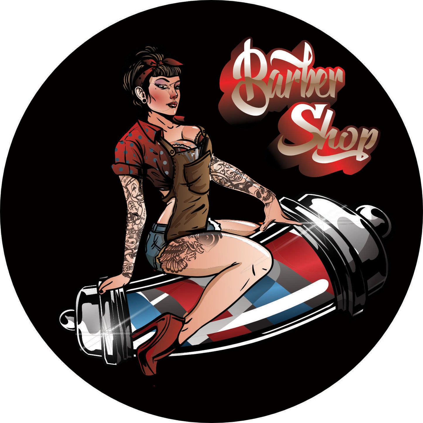 173 - Wall clock - Pin Up