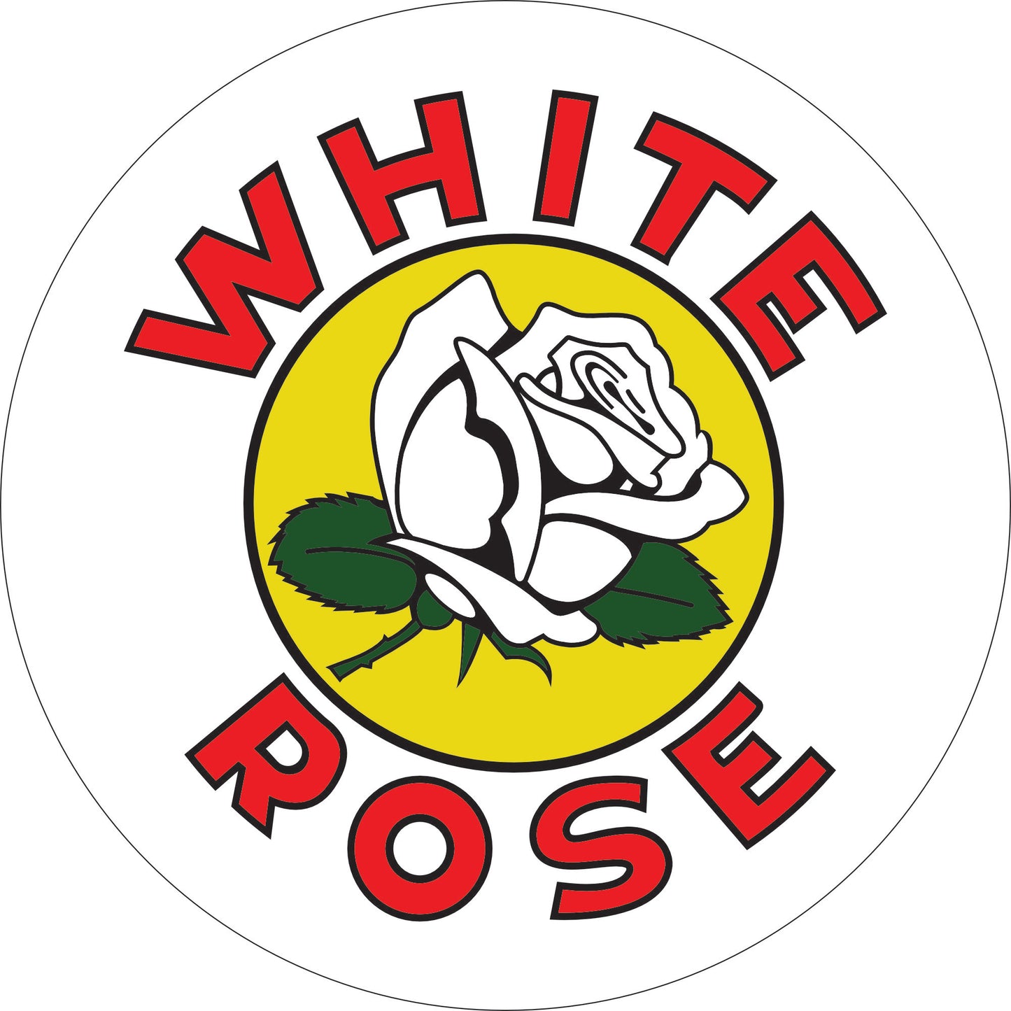 216 Horloge néon – White Rose