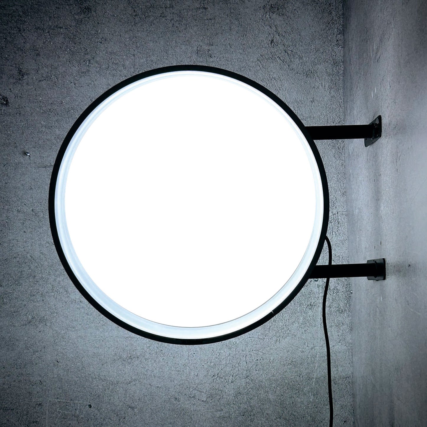 Enseigne lumineuse double faces - Personnalisable