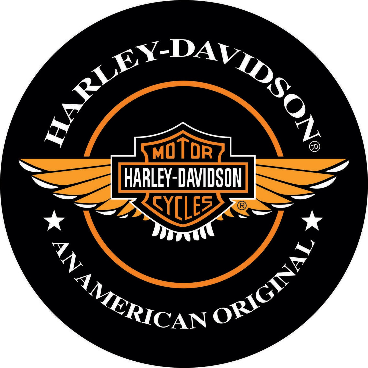 006-Wall clock with neon - Harley-Davidson