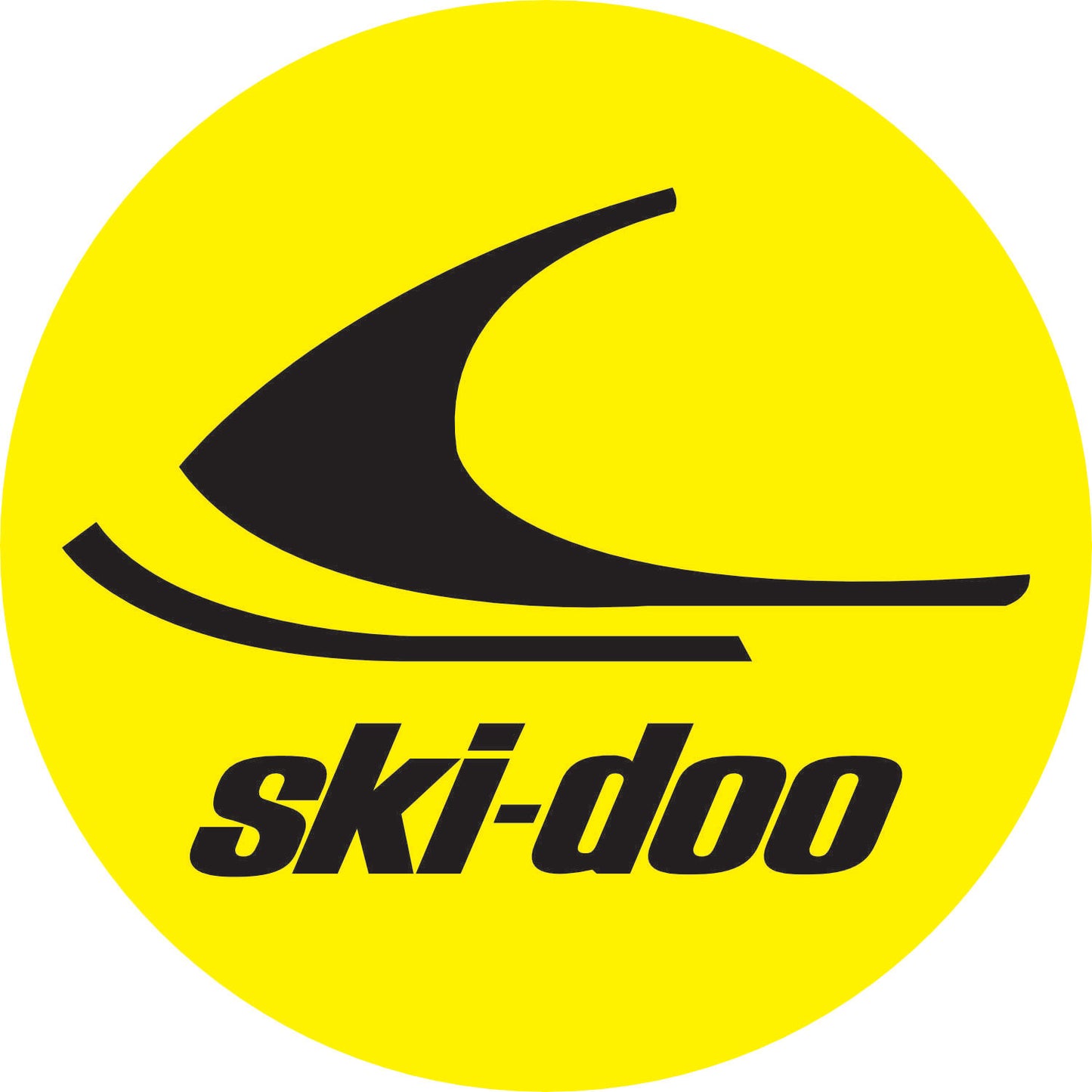 035-Wall clock with neon - Ski-Doo