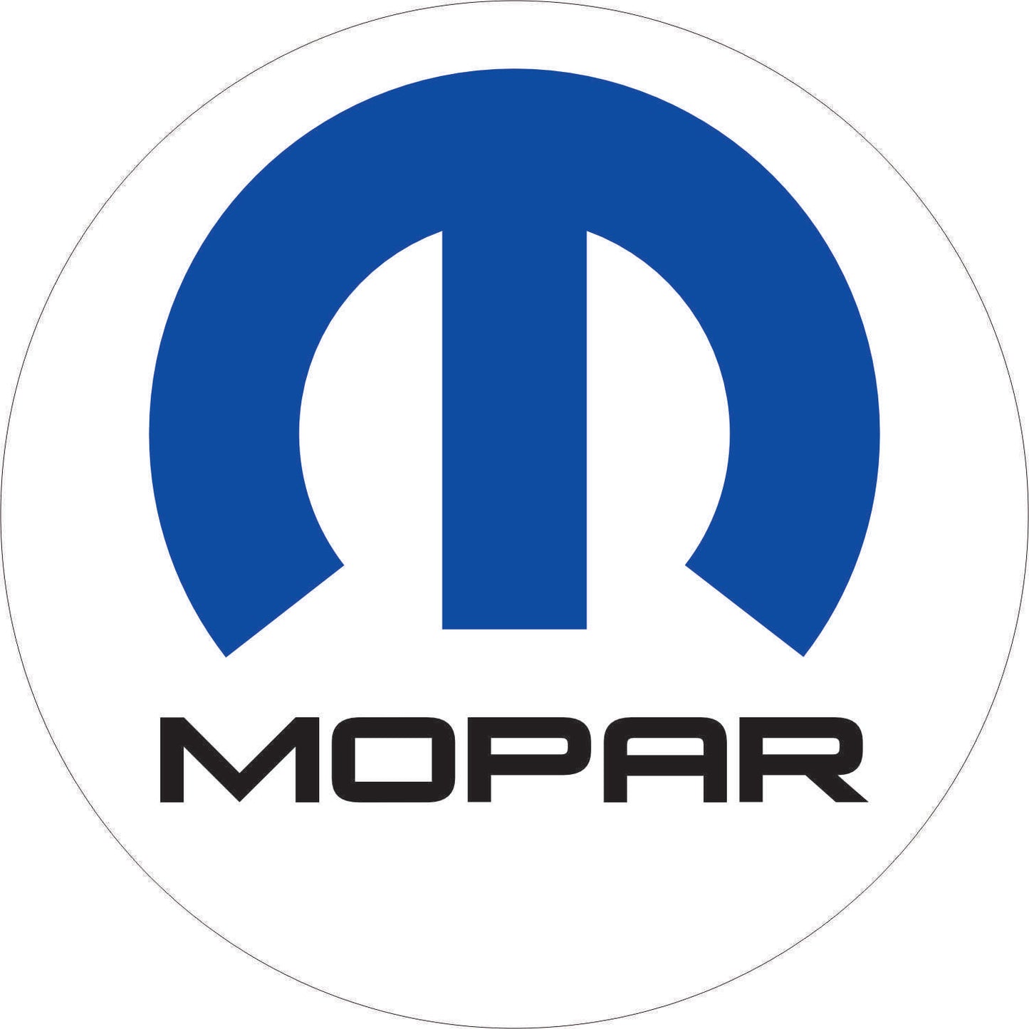 037-Horloge néon - Mopar bleu