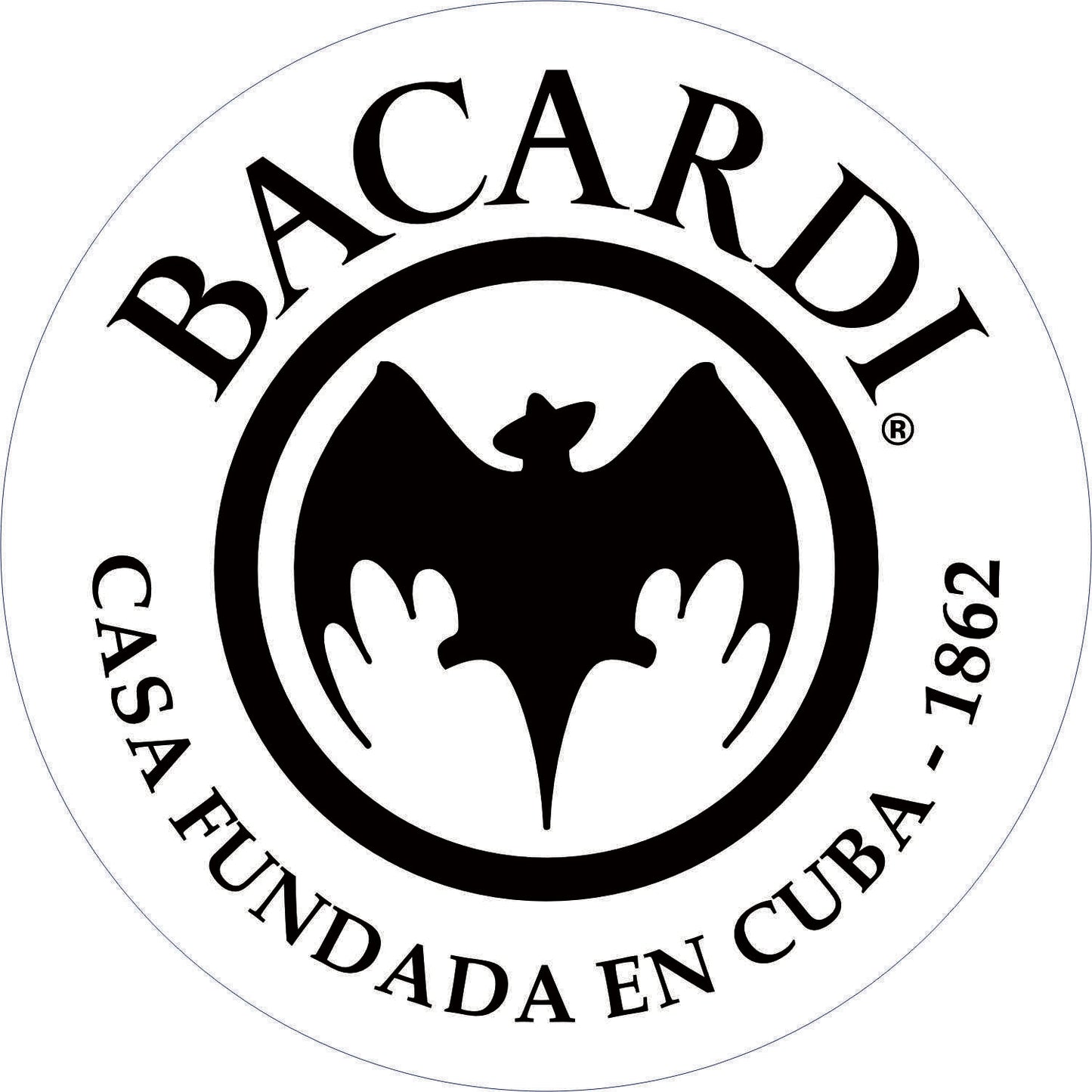 081-Wall clock with neon - Bacardi