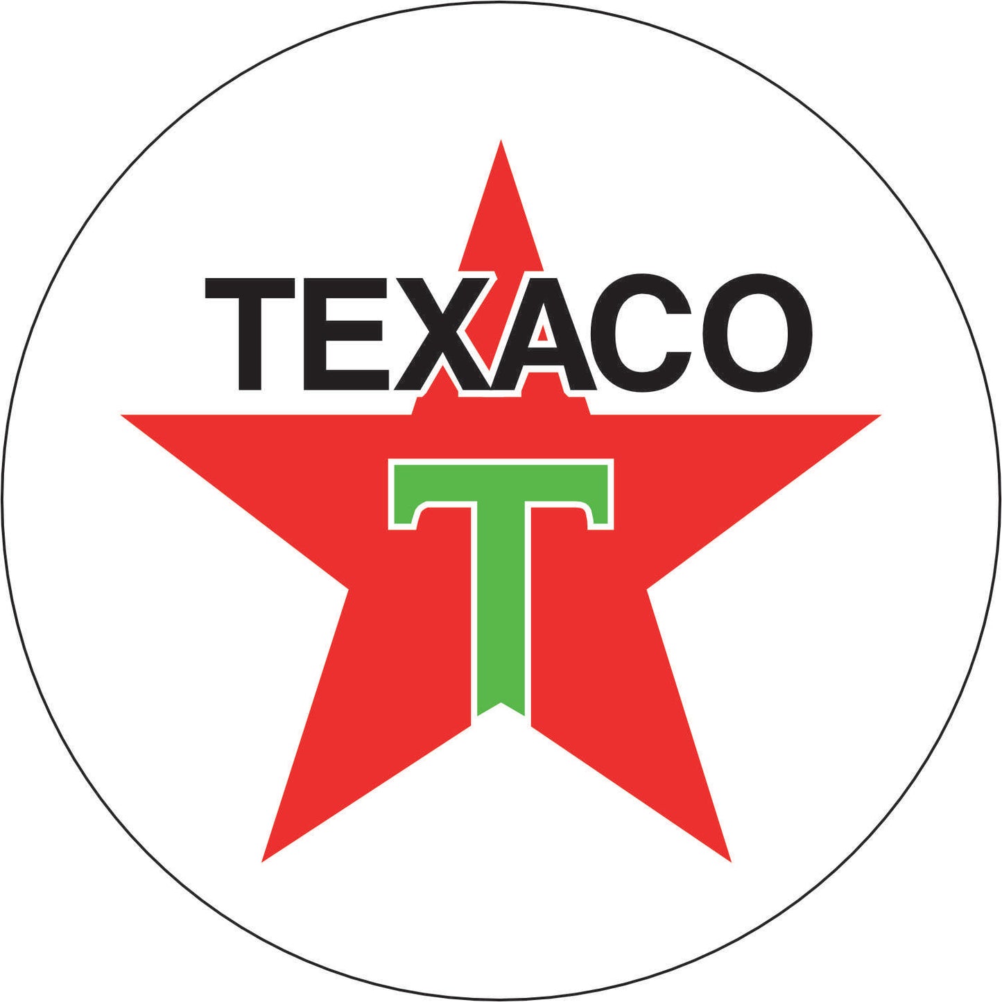 088-Wall clock with neon - Texaco