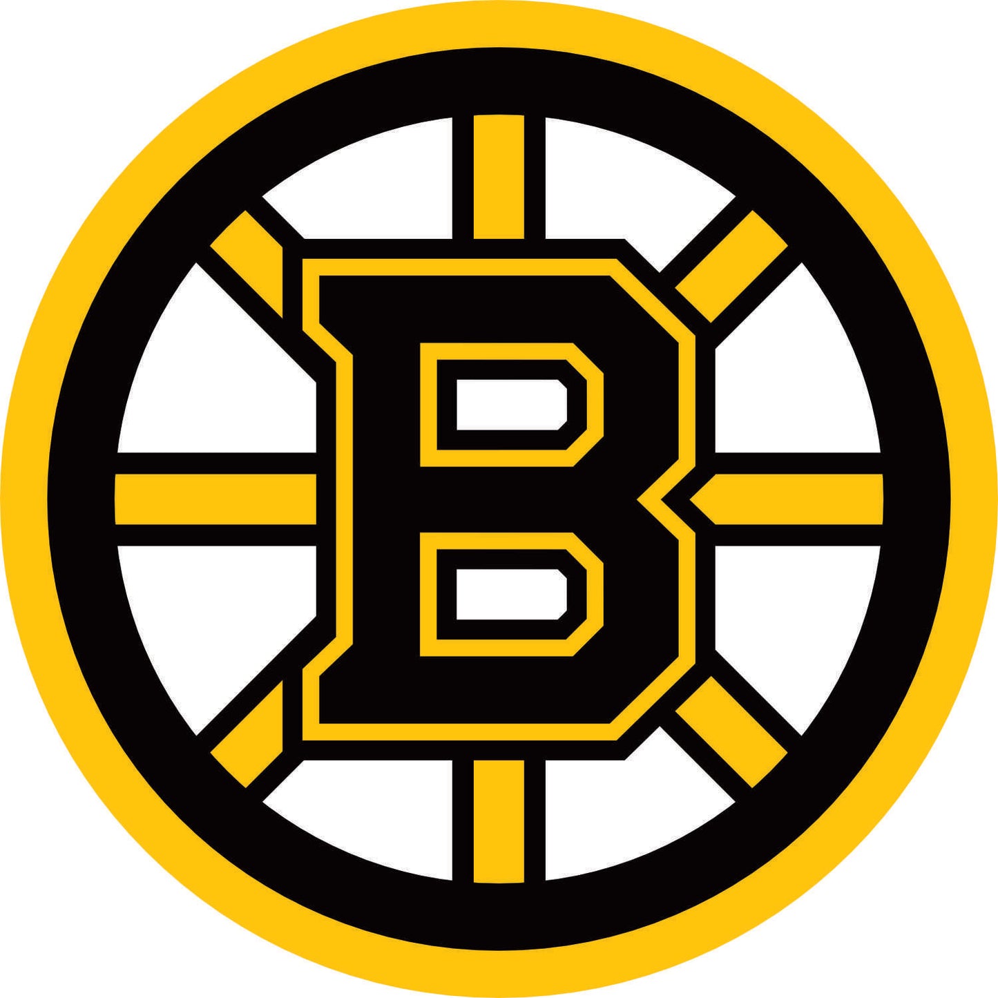 096-Wall clock with neon - Boston Bruins