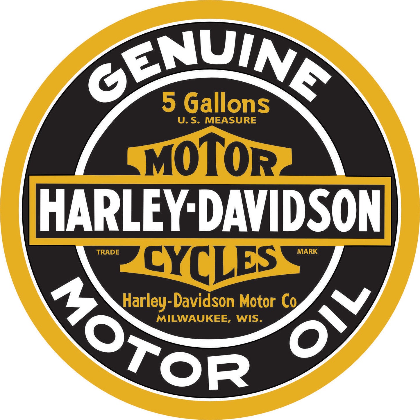 099-Wall clock with neon - Harley-Davidson