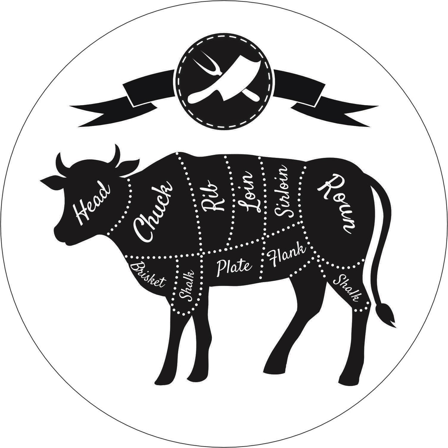 101-Horloge néon - BBQ Boeuf