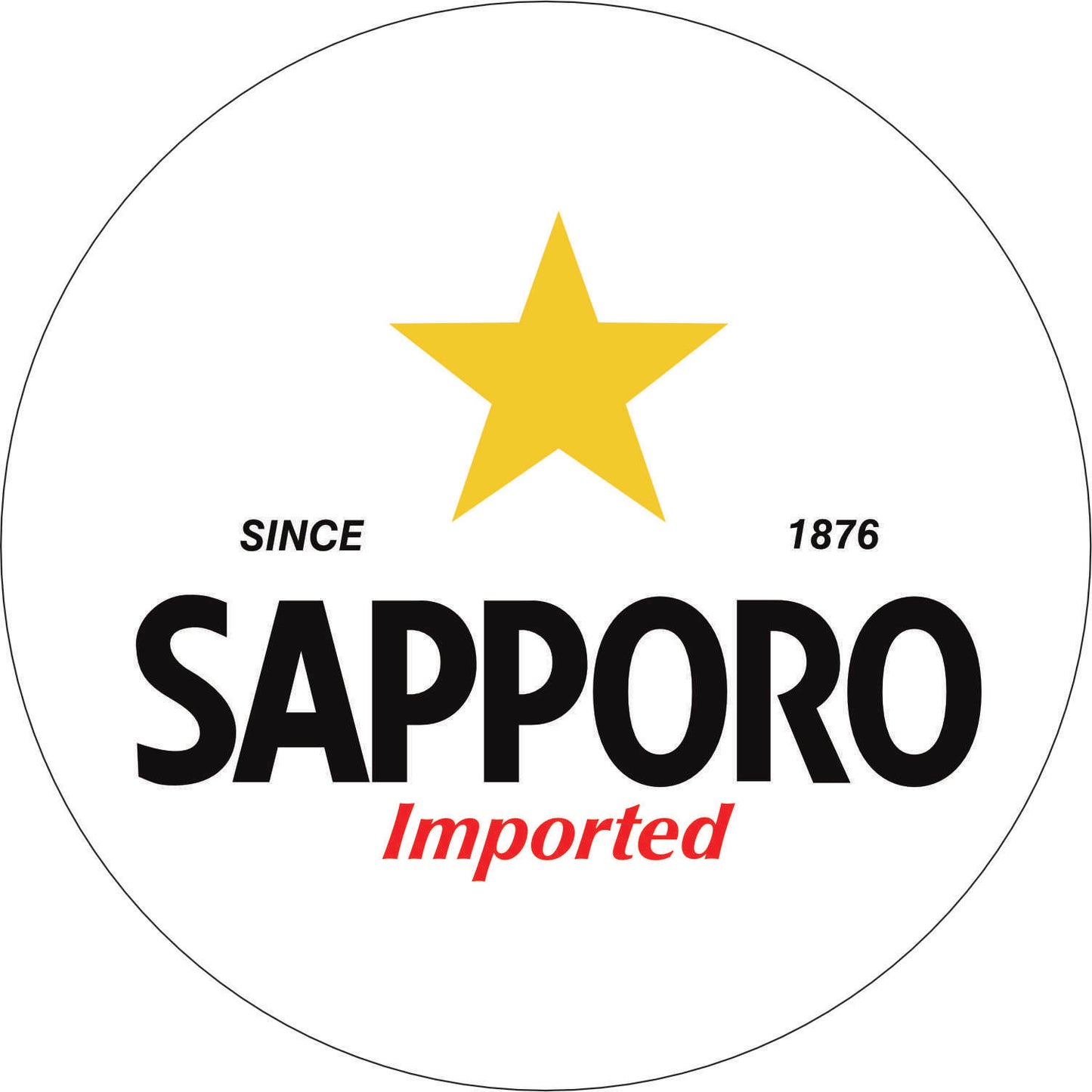 110-Horloge néon - Bière Sapporo