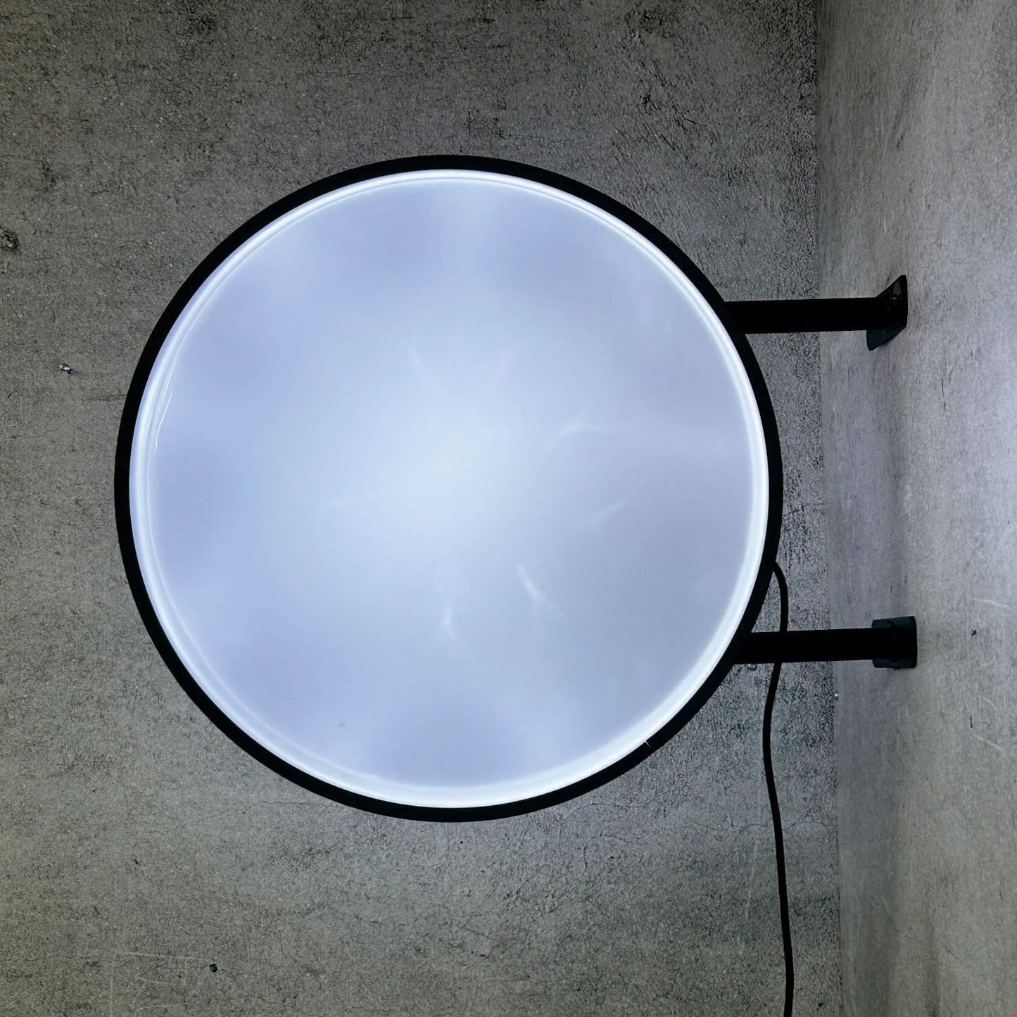 Enseigne lumineuse double faces