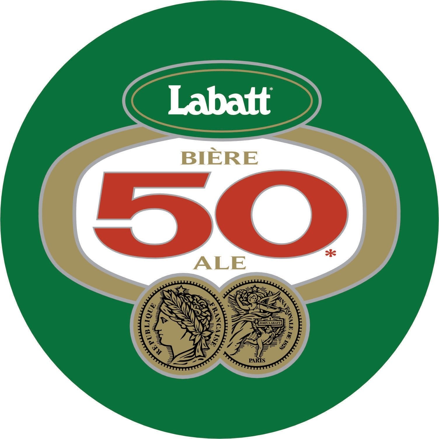 020-Horloge néon - Labatt 50 – SignOclocK