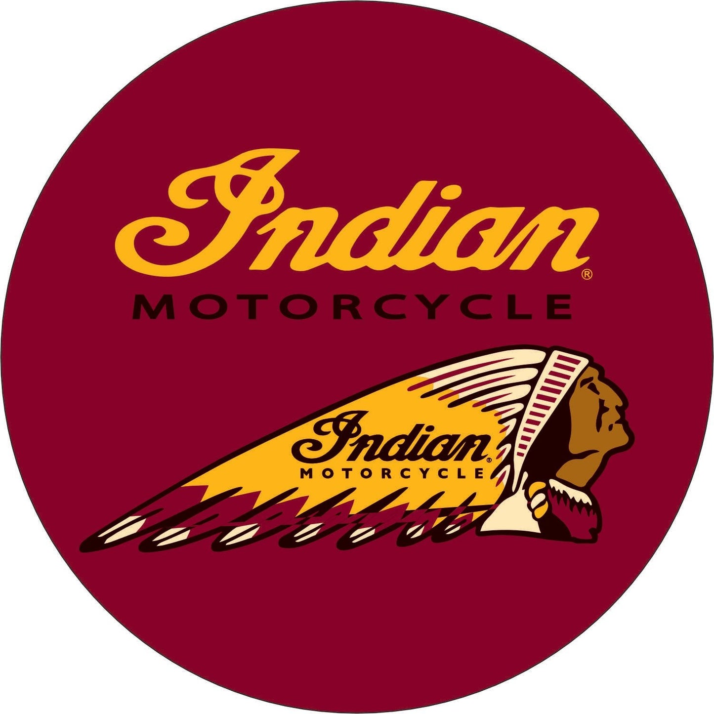 148 - Horloge néon - Indian Motorcycle - SignOclocK