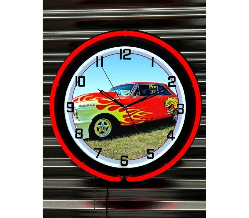 Horloge néon - Personnalisable - SignOclocK