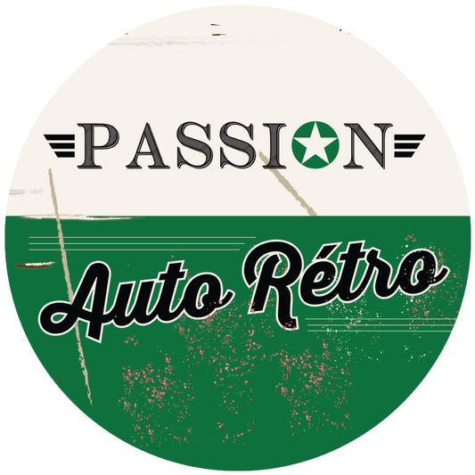 Horloge néon – Passion Auto Rétro - vert
