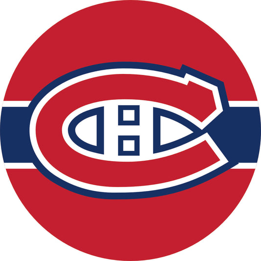 024-Wall clock with neon - Montreal Canadiens