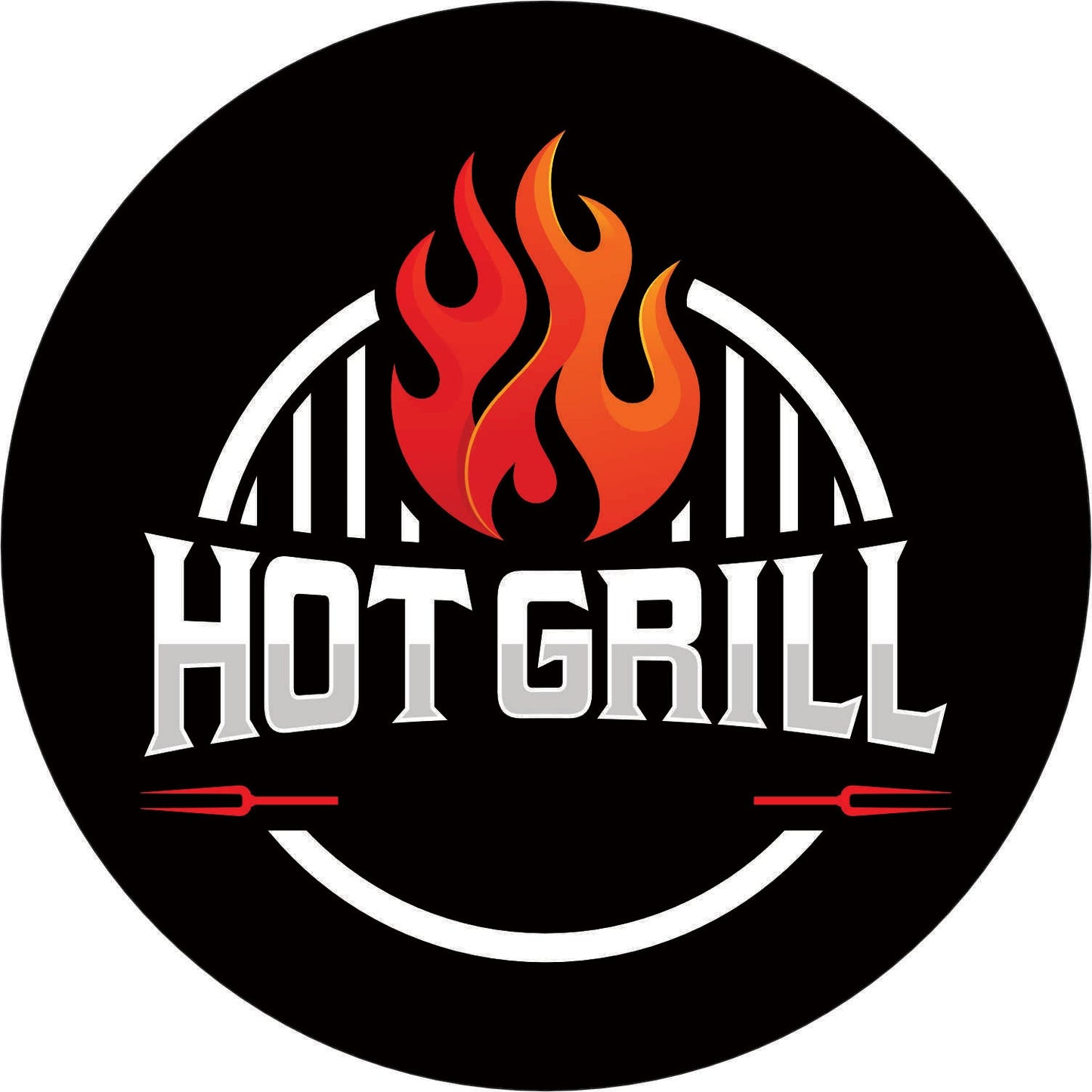 045-Single-sided illuminated sign - BBQ Hot Grill