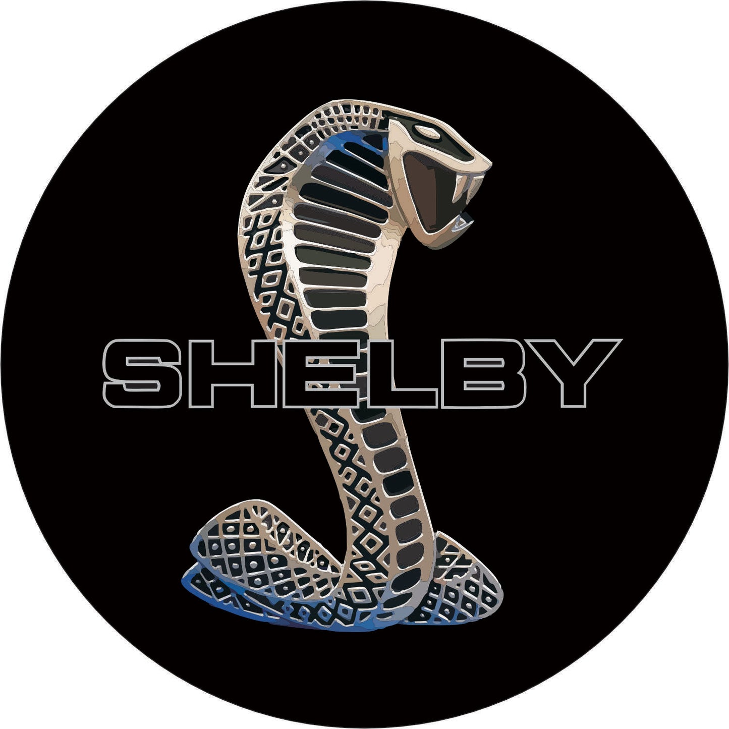 072-Wall clock with neon - Ford Shelby