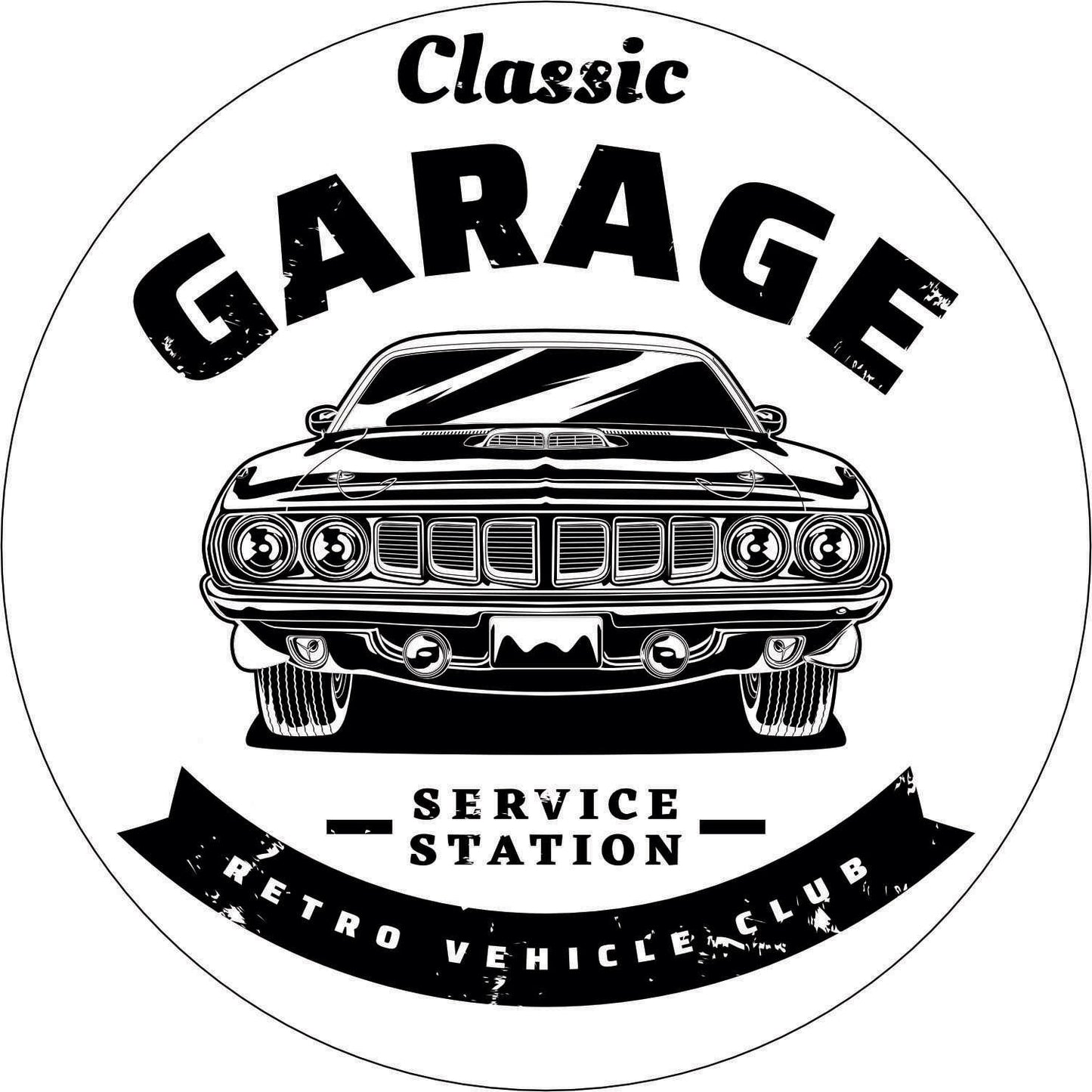 073-Horloge néon - Dodge Challenger