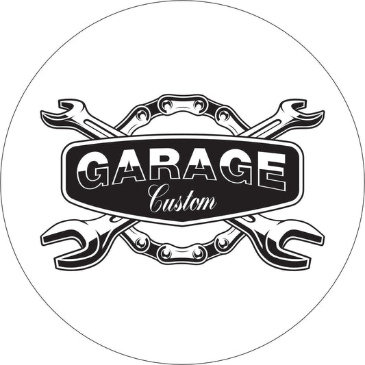 084-Wall clock with neon - Garage