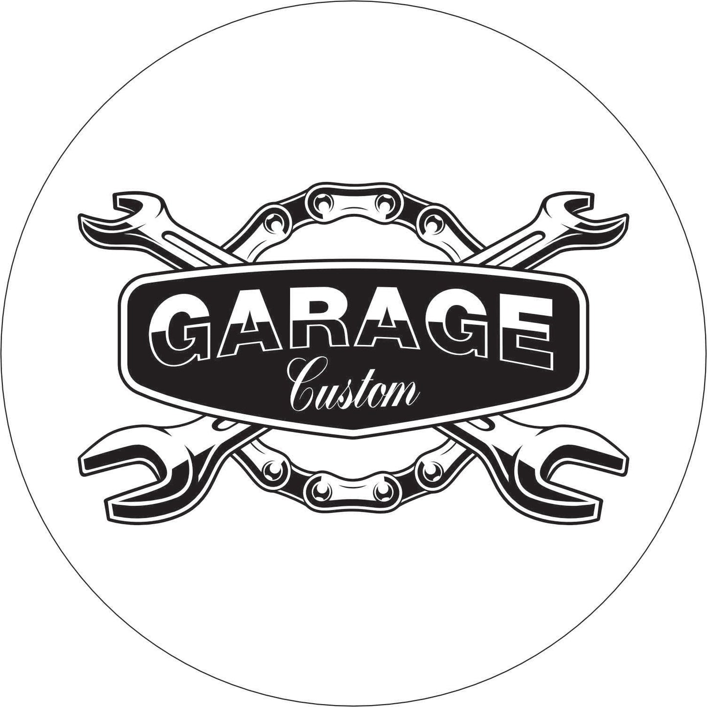 084-Single-sided illuminated sign - Garage