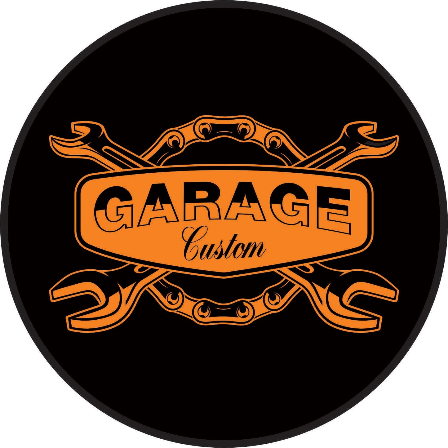 086-Single-sided illuminated sign - Garage