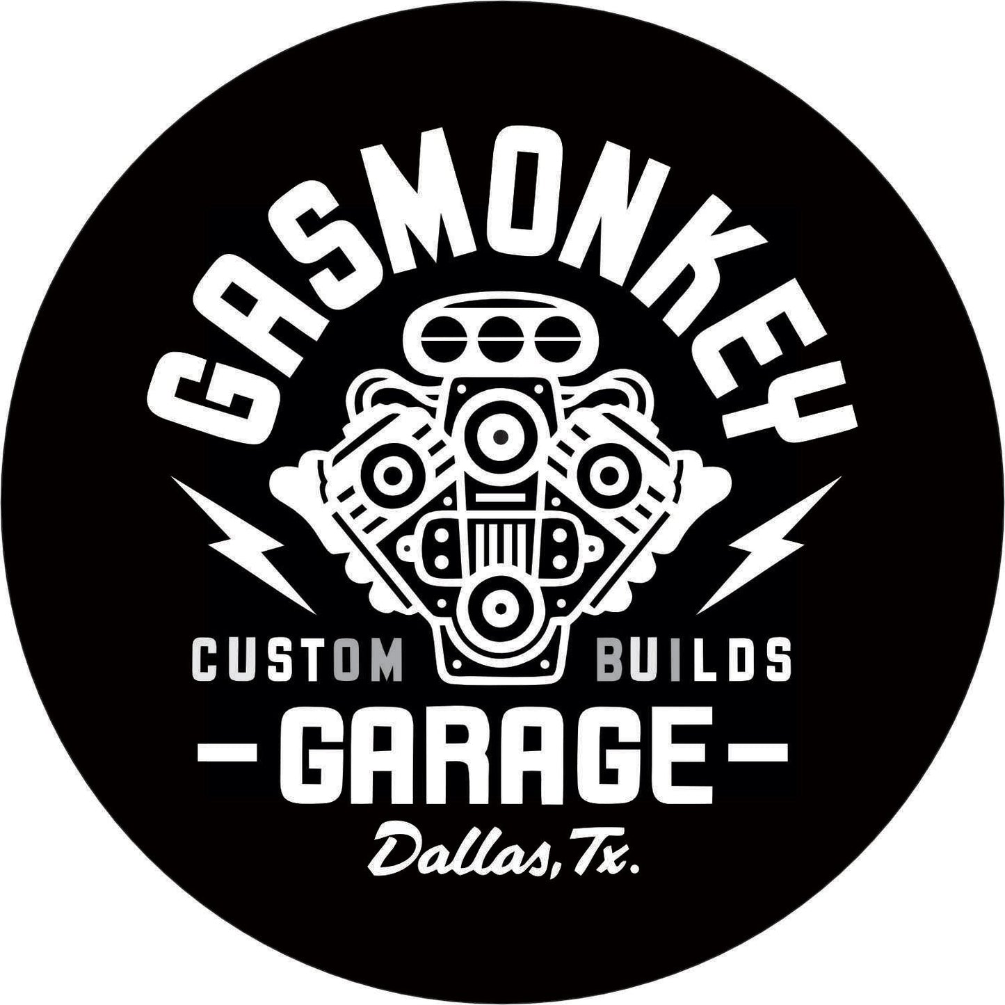 130-Single-sided illuminated sign - Gas Monkey Garage