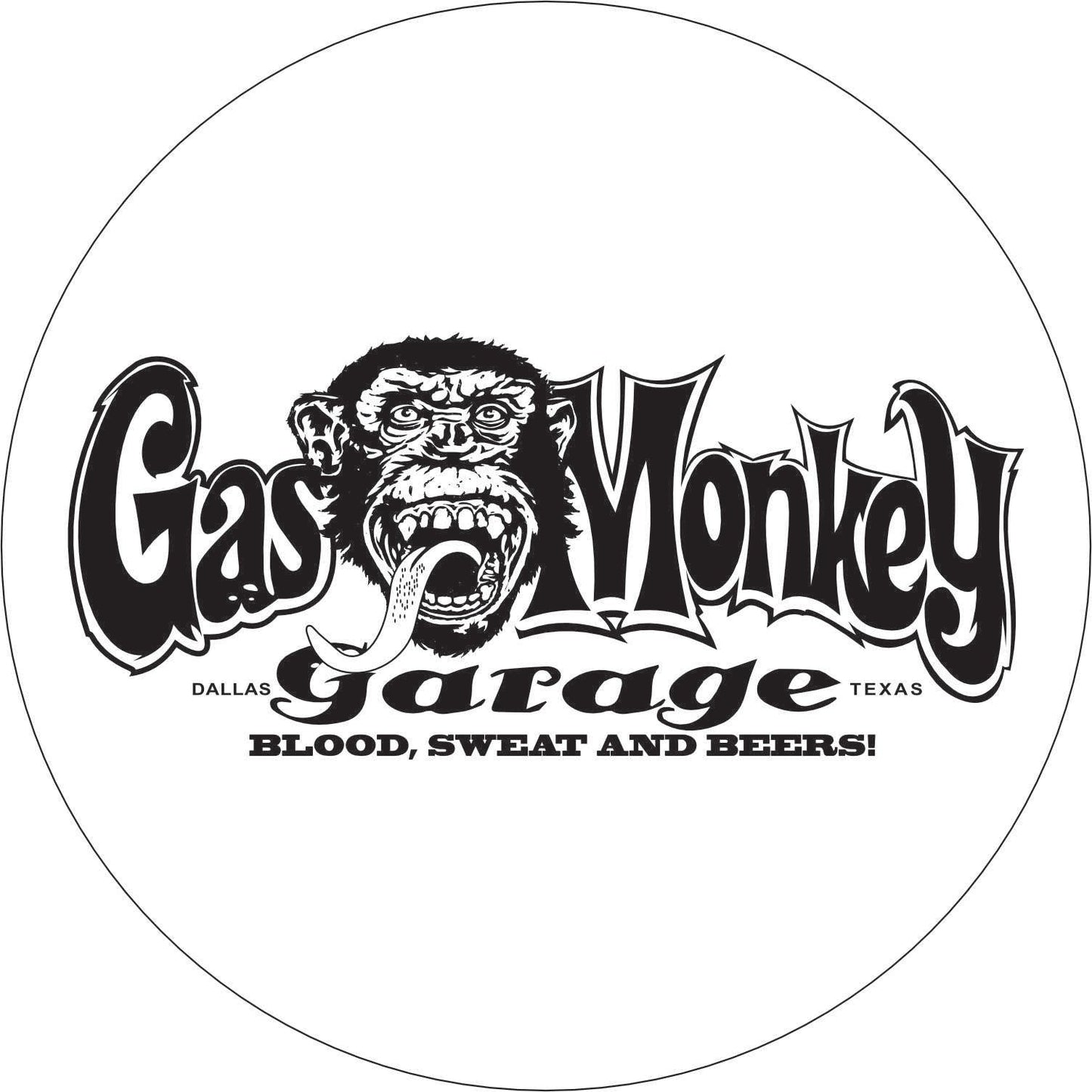 131-Single-sided illuminated sign - Gas Monkey Garage