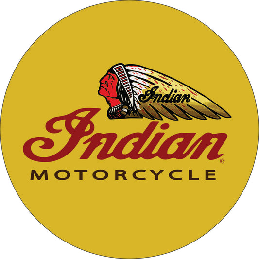 147-Wall clock with neon - Indian Motorcycle