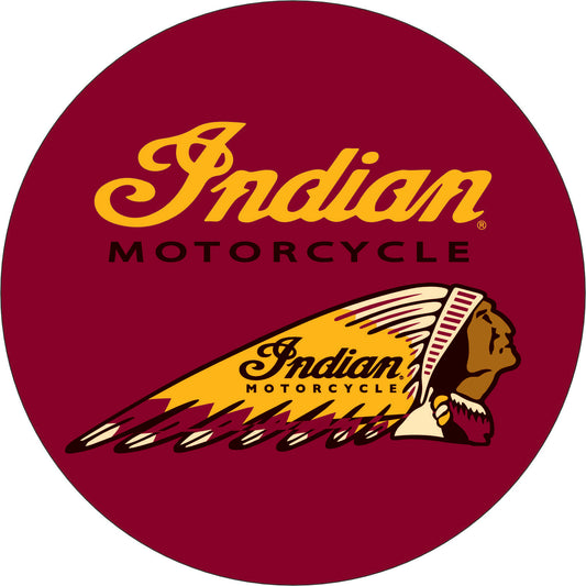 148-Wall clock with neon - Indian Motorcycle